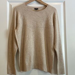 Talbots Light Tan Textured Women's Sweater